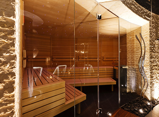 Стеклянные двери для сауны